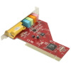 ESS 4 Channel PCI Sound Card(Red)