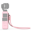 Body Silicone Cover Case with 19cm Silicone Wrist Strap for DJI OSMO Pocket (Pink)