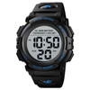 Skmei 1562 Multi Function Outdoor Sports Waterproof Student Electronic Watch Ten Year Battery Mens Watch(Blue)