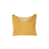 Spring Solid Color Knit Sling V-neck Sleeveless Vest, Size:  One Size( Earthy Yellow )