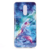 For LG Stylo 5 Coloured Drawing Pattern IMD Workmanship Soft TPU Protective Case(Blue Sky)