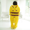 Adults Animal Pajamas Set Cartoon Women Men Winter Unisex Flannel Stitch Pajamas, Color:Pikachu(XL)