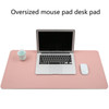 Multifunction Business PVC Leather Mouse Pad Keyboard Pad Table Mat Computer Desk Mat, Size: 120 x 60cm(Sapphire Blue)