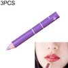 3PCS Professional Wood Waterproof Lady Charming Lip Liner Contour Makeup Lipstick Tool(26)