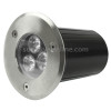 3W Buried Light, Green Light, Waterproof 3 LED Light, AC 85-220V