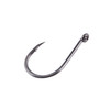11# 30 PCS (Single Box) Carbon Steel Fish Barbed Hook Fishing Hooks with Hole