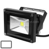 10W Waterproof LED Floodlight Lamp, White Light, AC 85-265V, Luminous Flux: 800-900lm(Black)