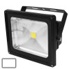20W High Power LED Floodlight Lamp, White Light, AC 85-265V, Luminous Flux: 1600-1800lm(Black)