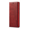 For Huawei Mate 20 Pro LC.IMEEKE LC-001 Series PU + TPU Color Matching Frosted Horizontal Flip Leather Case with Holder & Card Slot(Red)