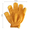 5 PCS Shower Bath Gloves Exfoliating Spa Massage Scrub Body Glove(Orange)