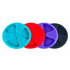 Anti-slip Silicone Red Wine & Tea & Coffee Cup Mat / Cup Lid, Random Color Delivery