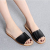 Simple and Stylish Wild Slippers Sandals for Women (Color:Black Size:37)