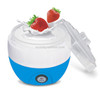 Electric Automatic Yogurt Maker Machine Yoghurt DIY Tool Kithchen Plastic Container 220V Capacity: 1L(Blue)