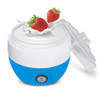 Electric Automatic Yogurt Maker Machine Yoghurt DIY Tool Kithchen Plastic Container 220V Capacity: 1L(Blue)