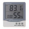 THC-08 Outdoor / Indoor LCD Digital Electronic Thermometer Hygrometer Alarm Clock(Grey)