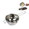Stainless Steel Chocolate Water-proof DIY Baking Heating Melting Pot, Style:201 Material