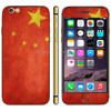 Chinese Flag Pattern Mobile Phone Decal Stickers for iPhone 6 Plus & 6S Plus