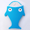 Cute Shark Style Baby Sleeping Clothing Bag for 1-1.5 Years Baby, Size: 105cm x 55cm(Blue)