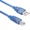 Normal USB 2.0 AM to BM Cable, with 2 Core, Length: 1.8m(Blue)