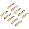 6.35mm Male to 3.5mm Female Audio Jack Adapters (10 Pcs in One Package, the Price is for 10 Pcs)