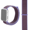 Simple Fashion Nylon Watch Strap for Apple Watch Series 5 & 4 40mm / 3 & 2 & 1 38mm, with Magic Stick(Light Purple)