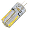 G4 4W 200LM  Silicone Corn Light Bulb, 64 LED SMD 3014, Warm White Light, AC 220V