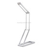 LED Desk Lamp 3W Folding Adjust USB Charging Eye Protection Table Lamp(Silver)