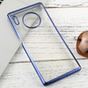 For Huawei Mate 30 Pro Transparent TPU Anti-Drop And Waterproof Mobile Phone Protective Case(Blue)