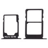 SIM Card Tray + SIM Card Tray + Micro SD Card Tray for Nokia 3.1 TA-1049 TA-1057 TA-1063 TA-1070 (Black)