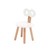 Cute Owl Child Chair Kindergarten Restaurant Chair(White)