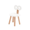 Cute Owl Child Chair Kindergarten Restaurant Chair(White)
