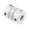 CNC Stepper Motor Flexible Coupling Coupler (6.35x8mm)(Silver)