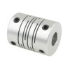 CNC Stepper Motor Flexible Coupling Coupler (8x10mm)(Silver)