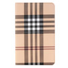 For Galaxy Tab A 10.1 / T580 Lattice Stripes Texture Horizontal Flip Leather Case with Holder & Card Slots & Wallet(Brown)