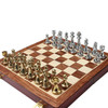 Zinc Alloy Simple European Chess Board Chess Set