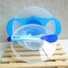 3 PCS Children Tableware Baby Learning Dishes With Suction Cup Assist Food Bowl Temperature Sensing Spoon(??3??)