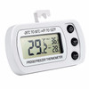 2 PCS Digital LCD Thermometer Fridge Temperature Sensor Freezer Thermometer(White)