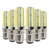 6 PCS YWXLight BA15D 7W AC 220-240V 152LEDs SMD 3014 Energy-saving LED Silicone Lamp (Cold White)