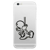 Hat-Prince Stuck Out the Tongue Pattern Removable Decorative Skin Sticker for  iPhone 8 & 8 Plus, iPhone 7 & 7 Plus, iPhone 6s & 6s Plus, iPhone 6 & 6 Plus