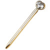 Ballpoint Pen Heart Shape Large Diamond Metal Pen, Specification:Pen Bullet Type 1.0(Gold)