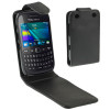 Vertical Flip Leather Case for BlackBerry Curve 9220 (Black)