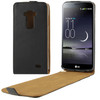 Vertical Flip Leather Magnetic Buckle Case for LG G Flex (Black)