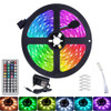 YWXLLight EU Plug 5M 2835 SMD Waterproof Light With 44 Key Remote Control Plug Accessories RGB LED Light Strip