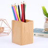 Multifunctional Wooden Chinese Style Student Pen Holder, Color:Beech