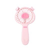 Handheld Mini Piggy Portable Cartoon USB Rechargeable Fan(Pink)