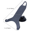 360 Degree Rotation Double-used Suction Cup Holder / Rear Seat Holder, For iPad Air / Air 2(Black)