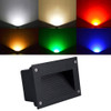 5W Blue Light LED Embedded Buried Lamp IP65 Waterproof Rectangular Landscape Platform Stair Step Lamp