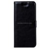 For Huawei  Honor 9 Crazy Horse Texture Horizontal Flip Leather Case with Holder & Card Slots & Wallet & Photo Frame (Black)
