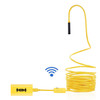1200P HD Pixels WiFi Endoscope Snake Tube Inspection Camera with 8 LED, Waterproof IP68, Lens Diameter: 8mm, Length: 10m, Hard Line(Yellow)