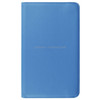Litchi Texture Horizontal Flip Solid Color Leather Case with 360 Degrees Rotation Holder for Galaxy Tab E 9.6 / T560 / T561(Blue)
